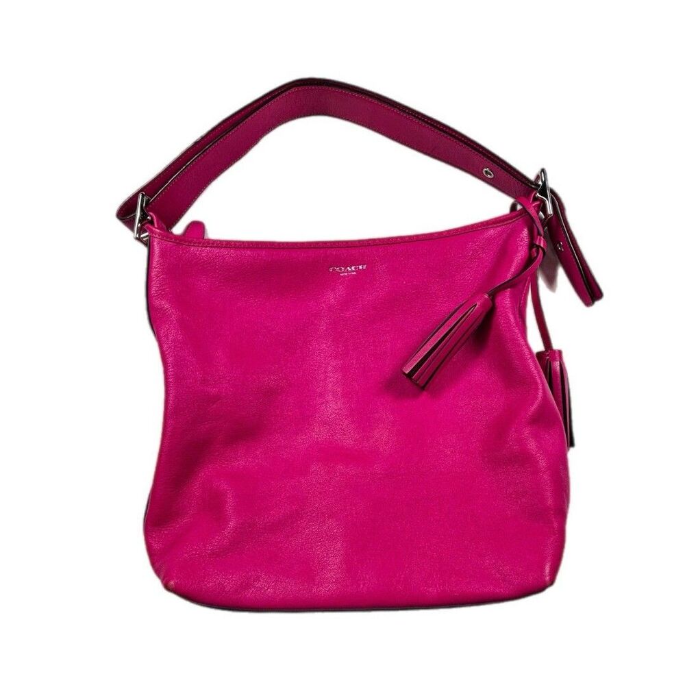 COACH SHW Shoulder Bag G1293-19889 Calfskin Leather Pink